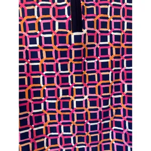 J McLaughlin Sleeveless Mock Neck Geometric Print Quarter Zip Golf‎ Polo Shirt S thumbnail 3