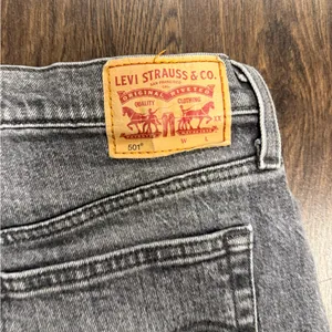 Levi’s 501 High Rise Original Denim Cut-Off Shorts - Washed Black - Size 31‎ thumbnail 4
