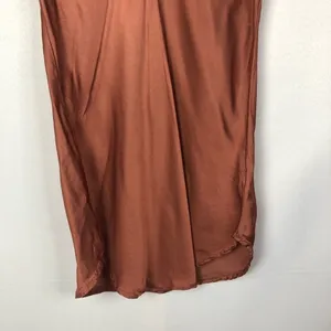 Young Fabulous & Broke YFB‎ Copper Satin Sleeveless Tank Top M thumbnail 4