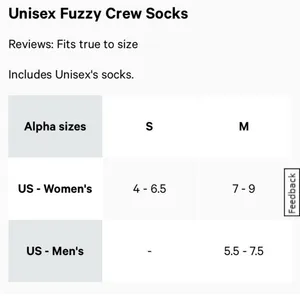 NEW Lululemon Unisex Fuzzy Crew Socks Soft Pink REDC Red Clay Size Medium NWT thumbnail 8