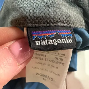 Patagonia Happy‎ Hiker Capri Pants Womens 14 Blue Hiking Outdoor Trail Gorpcore thumbnail 7