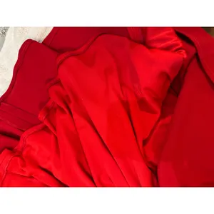 Red Sleeveless Fit and Flare Dress with 3D Ribbon Floral Embroidery Cocktail thumbnail 7
