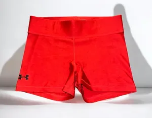 Under Armour Women’s Red Athletic Compression Shorts thumbnail 1