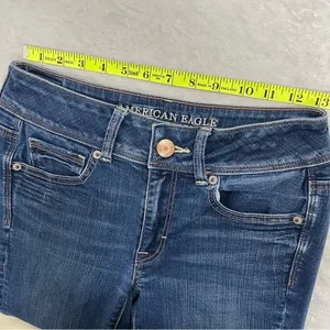 American Eagle 2 Jeans Womens super Stretch kick boot thumbnail 9