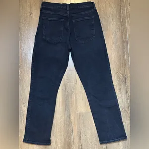 AGOLDE Riley Long Jean in Compilation Distressed Black Straight Jeans Size 29 thumbnail 7