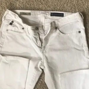 Adriano Goldschmied white Jeans size 27 thumbnail 1