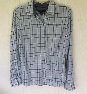 Tommy Hilfiger Plaid Long-sleeved Shirt S thumbnail 1