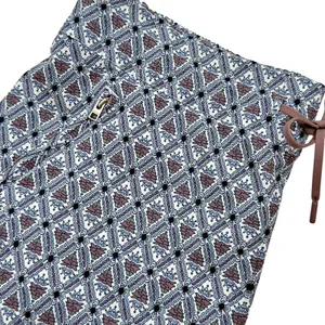 Athleta  Hudson Board Shorts Geometric Blue Brown thumbnail 7