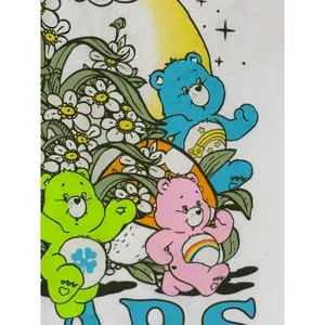 Care Bears Retro Graphic T Shirt White Crew Neck Cartoon Tee‎ Size Medium thumbnail 7