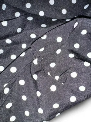 SheIn Maternity Black & White Polka Dot Long-Sleeve Ruffle Blouse thumbnail 4