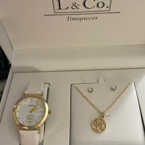 L and co timepieces wiyj necklace and earrings thumbnail 1