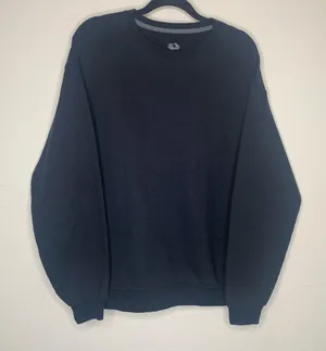 Fruit of the Loom Black Sweatshirt Crew Neck Sz Large thumbnail 1