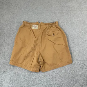 Vintage Venezia Vitale Paperbag Shorts Women 14 Tan Cotton High Waist Bermuda thumbnail 4