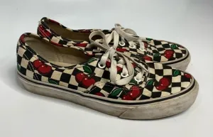 Vans cherry checkered sneakers‎ unisex sizing thumbnail 1