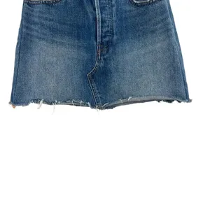 Levi's Deconstructed‎ Mini Skirt Medium Wash Denim Jean Size 28 thumbnail 5
