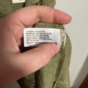 a new day Olive Ruffle Sleeve Tee thumbnail 5