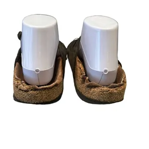 Birkenstock‎ Womens Granada Soft Habana Black Leather Sandals Size 40 US 9 thumbnail 3
