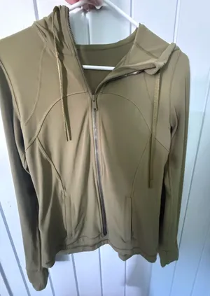 Olive Green Lululemon Align Jacket thumbnail 1