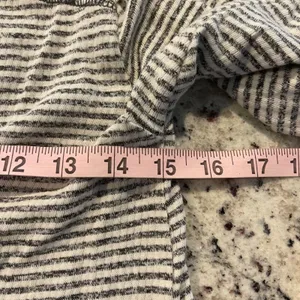 By Together Cardigan Women S Cream Striped Longline Boho Pockets RJ950 Button Up thumbnail 9