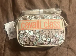 Cavalli Class Lucilla Camera floral crossbody thumbnail 1