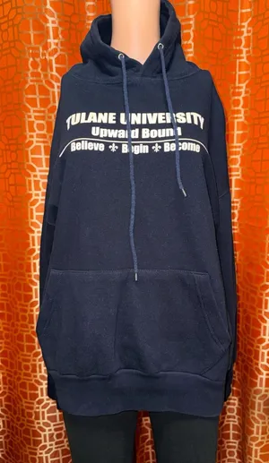 Tulane Hoodie Authentic Life Apparel Womens Medium Blue thumbnail 1