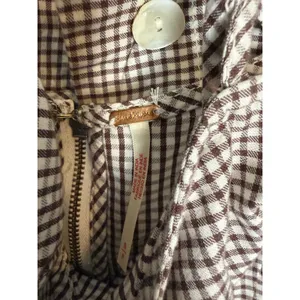 Free People Arlo Gingham Check 2 Piece Mini Dress Long Sleeve Shirt Co-Ord Set S thumbnail 13