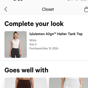 Lululemon Align halter tank top thumbnail 4