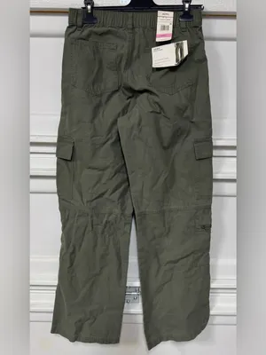 Aeropostale Y2K Mid Rise Cargo Pants Straight Leg Green Small Baggy New thumbnail 4