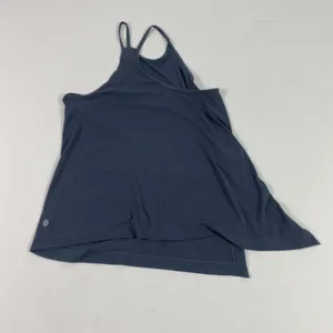 Athleta Tank Top Womens XS Blue Strappy High Neck Camisole Yoga Athletic Workout thumbnail 6