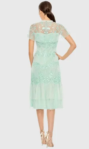 Mac Duggal  Embroidered Ruffled Cap Sleeve size 8. $298 thumbnail 2