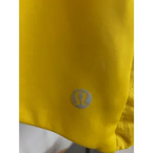 Lululemon Fluff Off Puffer Jacket Yellow Primaloft Hooded Quilted Coat Size 6 thumbnail 6