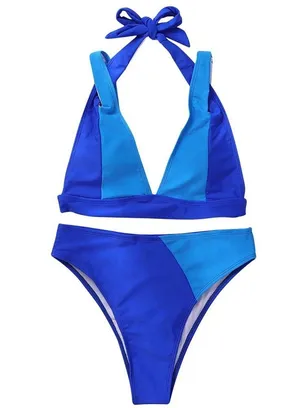 Blue Women's Swimwear Set Size M thumbnail 4