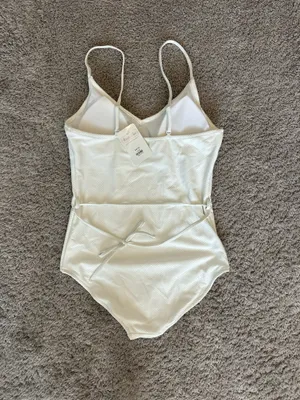 Women’s White One Piece Swimsuit thumbnail 2