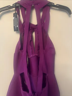 Shinestar NWT Purple Bandage Dress Sz S thumbnail 4