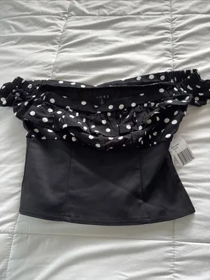 Fore Polka Dot Ruffle Off thumbnail 2