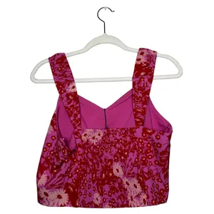 Sugarlips Lover Girl Shania Bustier Cropped Top Size Large Pink Red Sz L New thumbnail 5