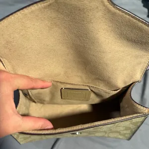 Coach Pink and Tan Crossbody Bag thumbnail 5