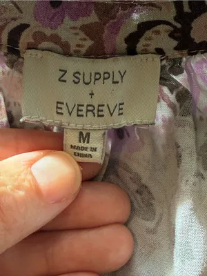 Z Supply for EVEREVE Floral Paisley Blouse Medium thumbnail 6