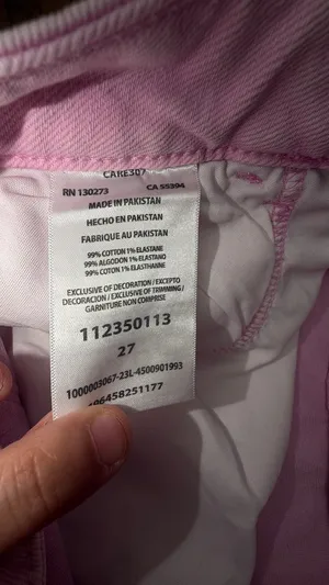 Wrangler Pastel Pink Denim Cutoff Shorts thumbnail 5