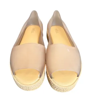 Melissa Mar Sandal Women Beige Translucent‎ Jelly Platform Sandals Size 8 thumbnail 1