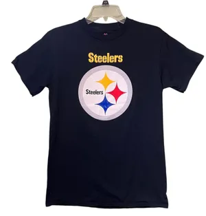 Pittsburgh Steelers Shirt Women's Sm Black NFL Football Short Sleeve Cotton Tee thumbnail 9
