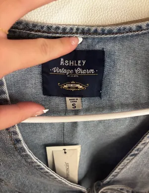 denim blouse Blue thumbnail 3