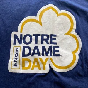 Notre dame shamrock shirt Blue thumbnail 5
