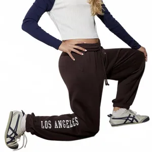 Pacsun Los Angeles Nineteen Eighty Texture Sweatpants NWT LA Brown Small thumbnail 1