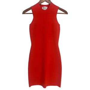 Victoria Beckham VB Body Fitted Red‎ Bodycon Mini Dress Size 0 thumbnail 3