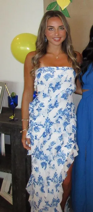 Floral dress Blue Size M thumbnail 1