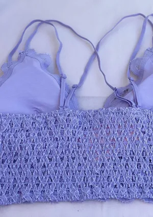 Lavender Bralette Purple thumbnail 2