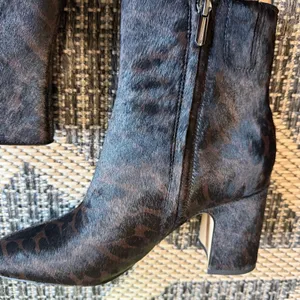 Sam Edelman fawn ankle bootie Chic Leopard Print Ankle Boots thumbnail 5