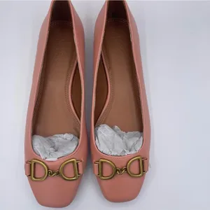 Asos Design slim square toe pink ballet flat shoes women’s Size 8 thumbnail 8