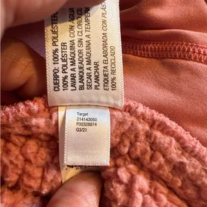 All In Motion Sweater Womens Large Blush Pink Pullover Cropped Hi Lo High Neck thumbnail 5